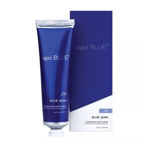 No.26 Blue Jean 3.4 oz. Hand Cream by Capri Blue Vegan Cruelty‎ Free Gluten Free